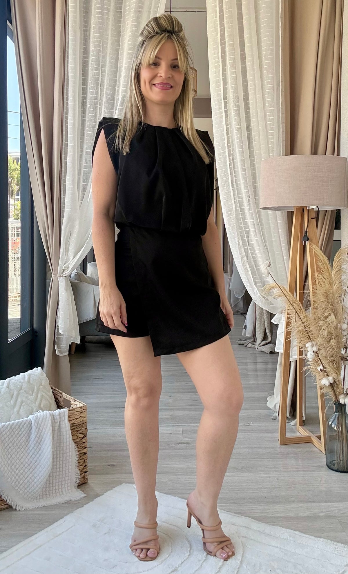 Combi-short noir