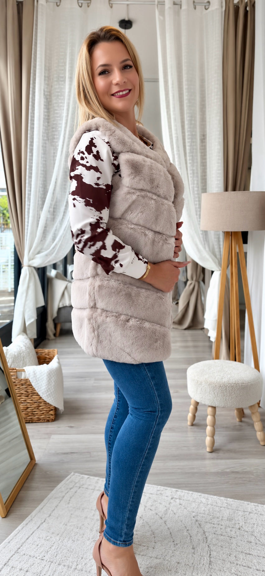 Gilet Beige