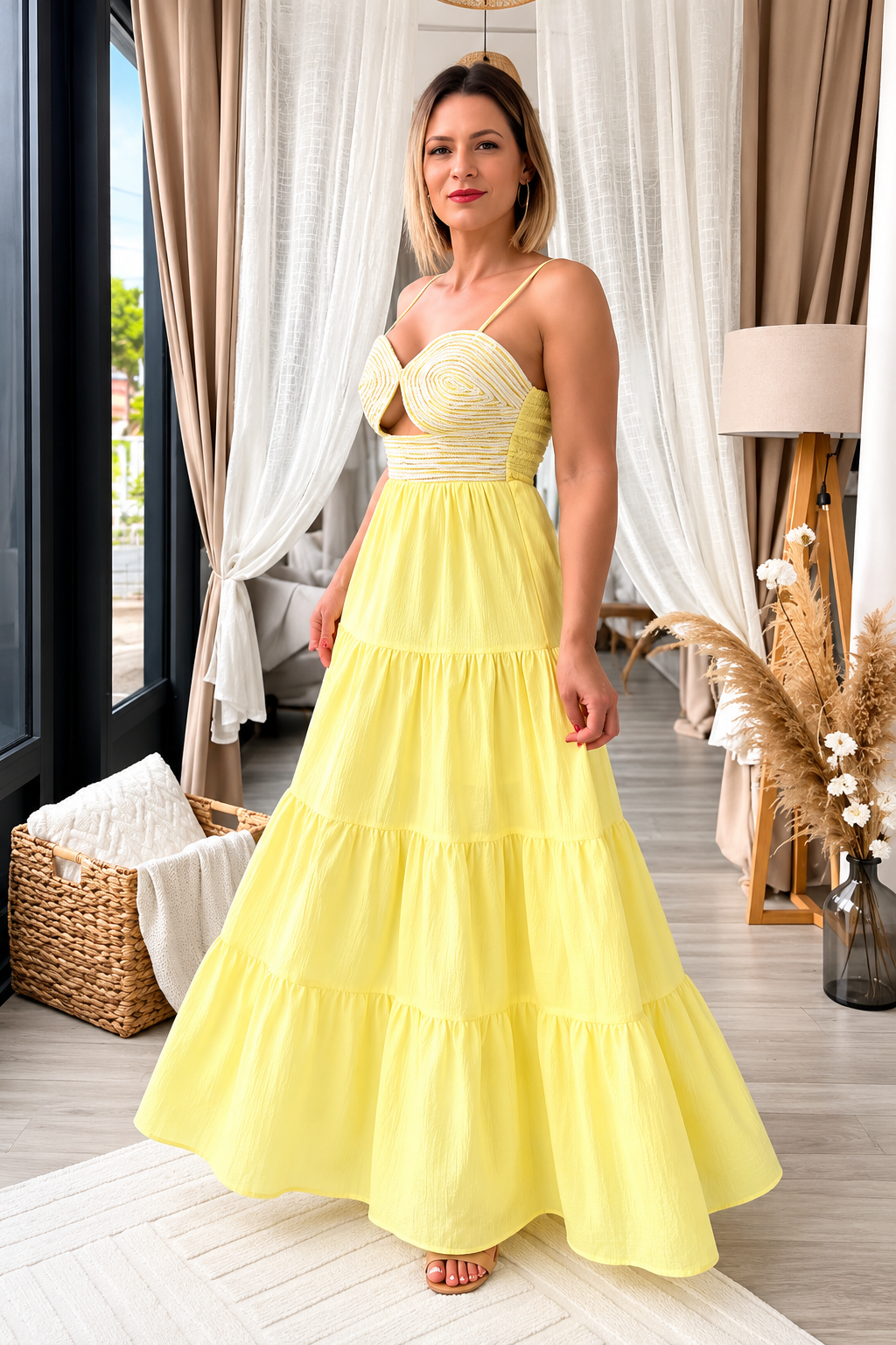 Robe jaune