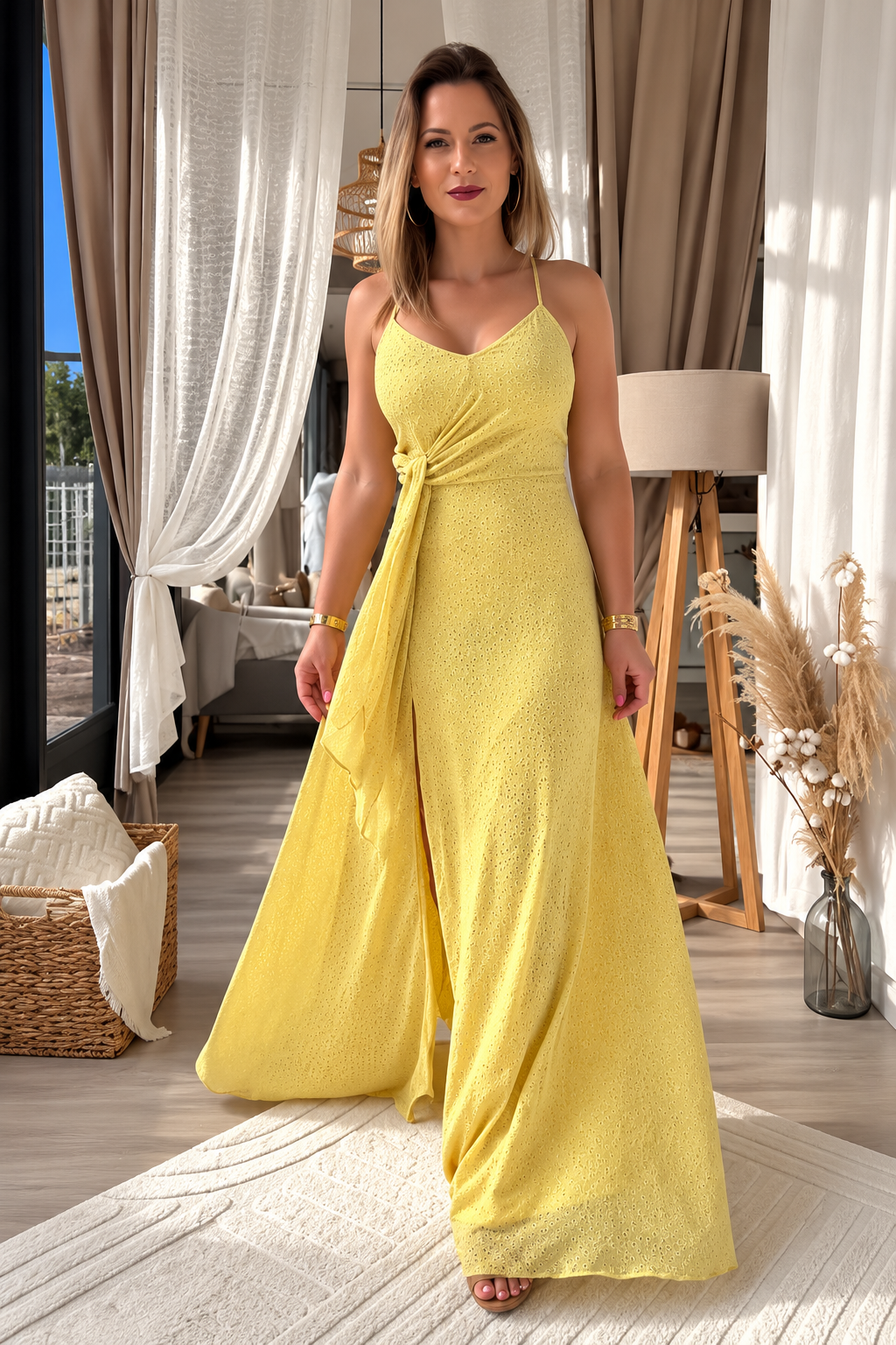 Robe jaune